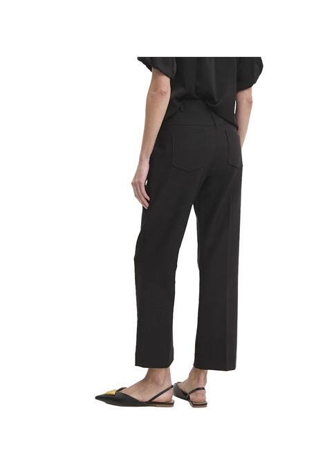 Pantalone Joseph Ribkoff donna 251067 Nero tasche elastico plissettata elastico JOSEPH RIBKOFF | Pantaloni | 25106711